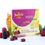 Juanola Pastillas Própolis + Hedera, sabor a Frutas del Bosque