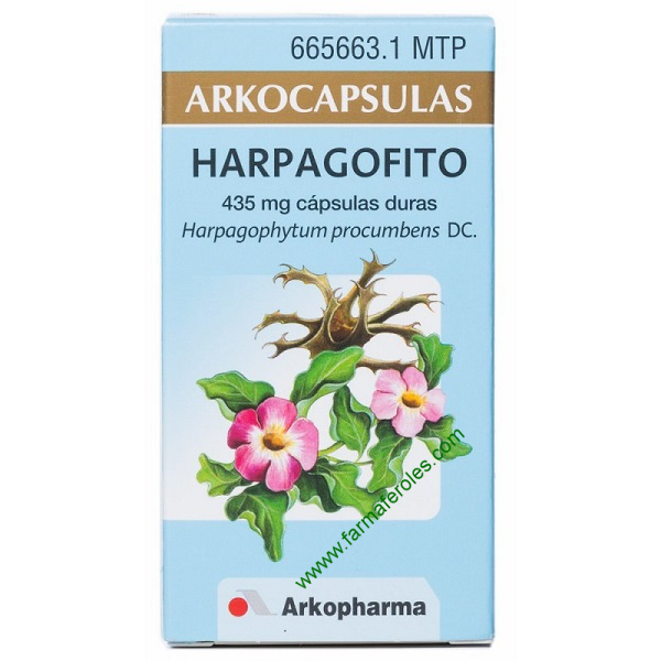 Harpagofito Arkopharma 435 mg 48 Arkocápsulas