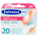 Salvelox Apósitos para Verrugas 20 Tiritas Reduce y Elimina