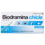 Biodramina 12 chicles medicamentosos