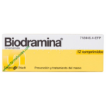 Biodramina 50 mg 12 comprimidos