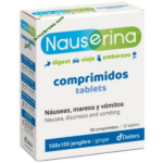Nauserina 30 Comprimidos - Náuseas, Mareos y Vómitos