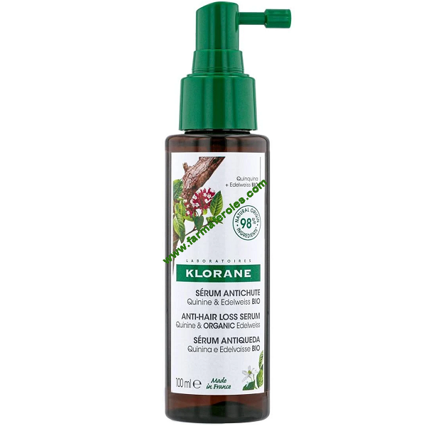 Klorane Sérum Anticaída Quinina y Edelweiss Bio 100ml