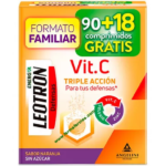 Leotron Vitamina C, con Zinc y Selenio 90+18 comprimidos efervescentes