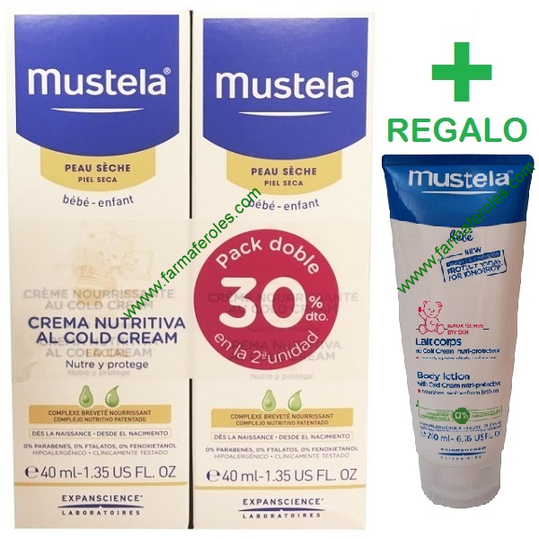 mustela_crema_nutritiva_cold_cream_duplo_2x40ml+regalo_leche_200ml