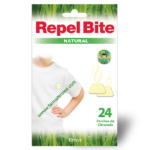 Repel Bite Natural 24 Parches Repelentes de insectos con citronela