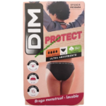 DIM Braguita Menstrual Negra Flujo Abundante Talla M