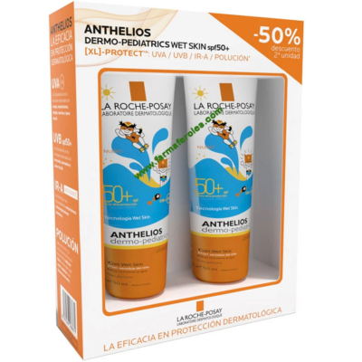 La Roche Posay Anthelios Pediatrics SPF50+ Gel Wet Skin Duplo 2x 200ml