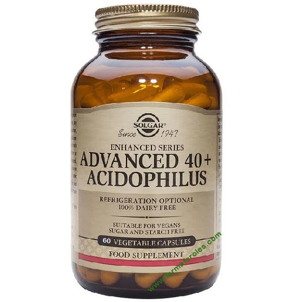 Solgar Acidophilus 40 Plus Avanzado 60 cápsulas vegetales