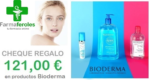 ¡Sorteamos un Cheque Regalo de 121,00 € en productos Bioderma!