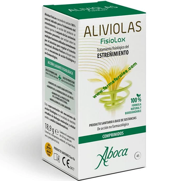 Aboca Aliviolas Fisiolax 45 comprimidos
