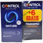Control Nature 24 preservativos + 6 Finissimo Gratis