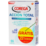 Corega Acción Total Limpiador 66 Tabletas