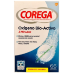 Corega Oxígeno Bio-Activo Limpieza Prótesis Dental 66 Tabletas