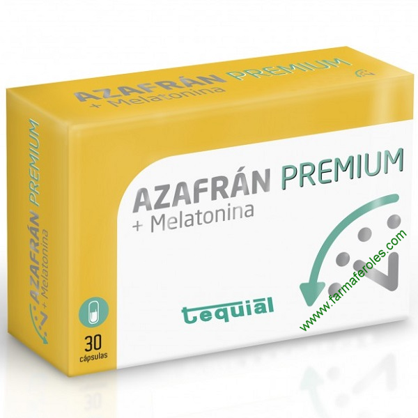 Tequial Azafrán Premium + Melatonina 30 cápsulas