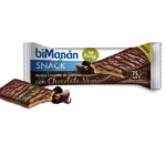 Bimanan Snack Barrita Crujiente de Cereales con Chocolate Negro 20uds