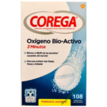 Corega Oxígeno Bio-Activo Limpieza Prótesis Dental 108 Tabletas