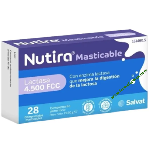 Nutira Lactasa 4500 FCC 28 comprimidos masticables