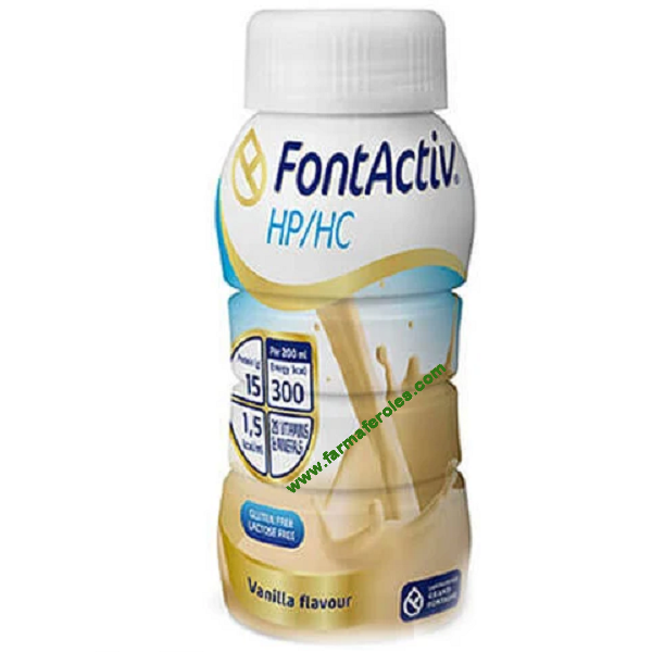 Fontactiv HP/HC 200 ml 24 Botella Vainilla