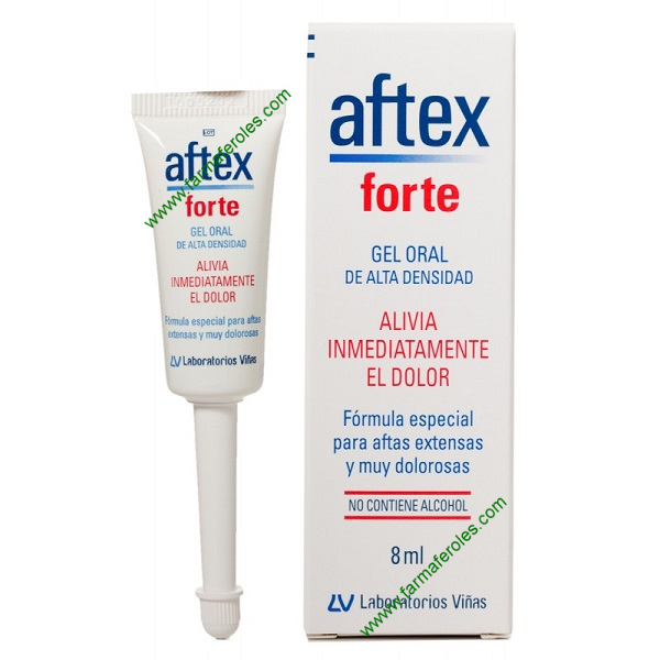 Aftex Forte Gel Oral Aftas y Úlceras Bucales 8 ml