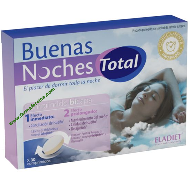 Eladiet Buenas Noches Total 30 comprimidos