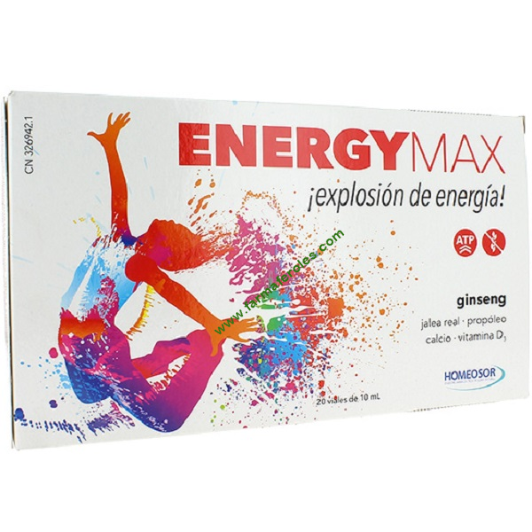 Homeosor Energy Max Jalea Real Ginseng Rendimiento Intelectual Físico