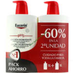 Eucerin Loción Hidratante Piel Sensible Duplo 2x 1 Litro 60% 2a unidad