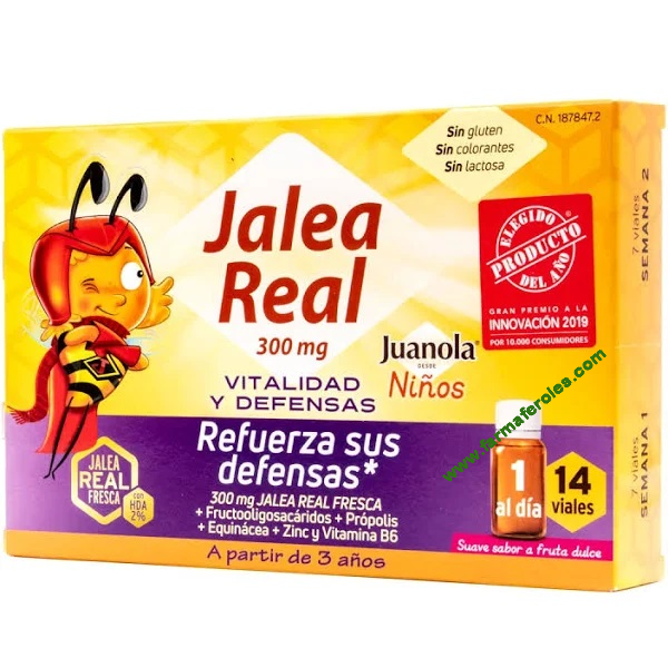 Juanola Jalea Real Vitalidad y Defensas Niños 14 Viales