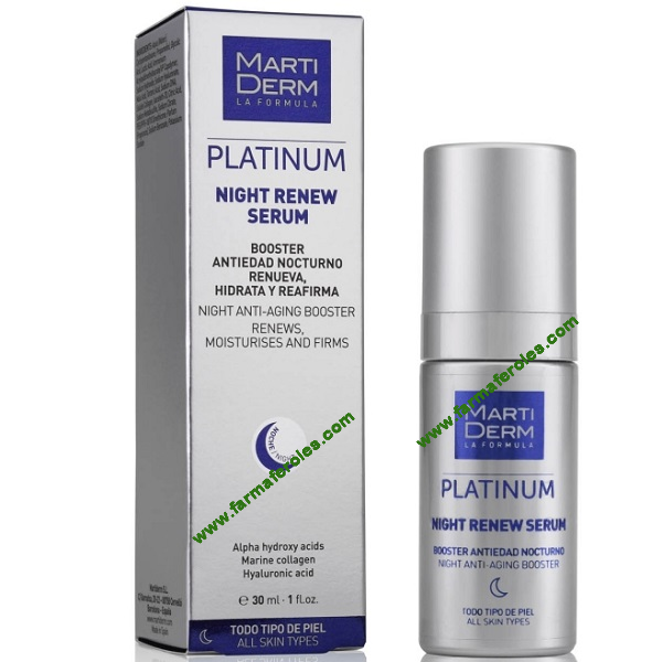 Martiderm Platinum Night Renew Serum 30 ml