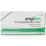 Angifen 16 Pastillas para Chupar Sabor Menta