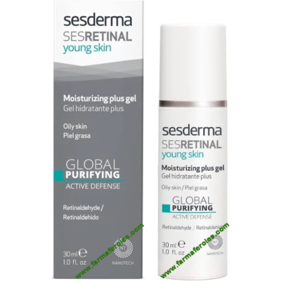 Sesderma Sesretinal Young Skin Gel Hidratante Plus 30 ml Pieles Grasas
