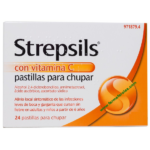Strepsils con Vitamina C 24 pastillas para chupar