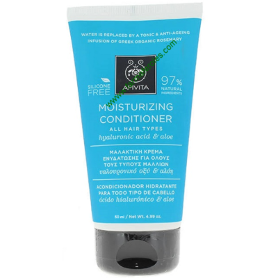 Apivita Acondicionador Hidratante con Acido Hialurónico y Aloe 50 ml