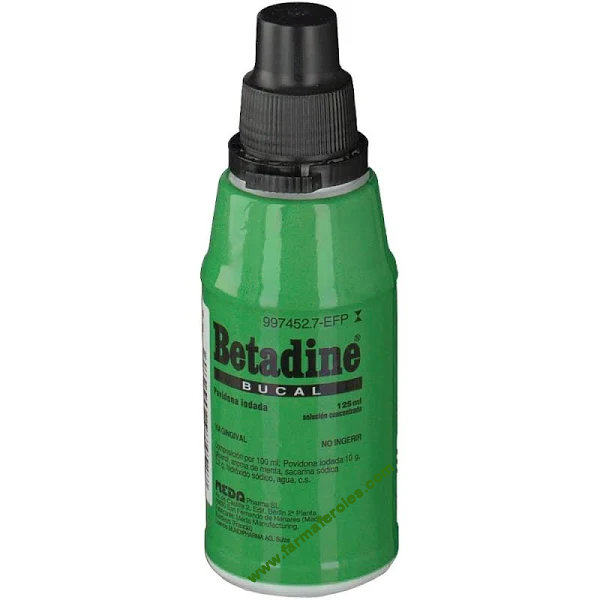 BETADINE Bucal 100mg/ml Solución Bucal 125 ml
