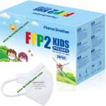 Mascarilla FFP2 Infantil Plegada Sin Válvula 1ud certificado CE Blanca