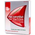 Nicorette Clear 10mg/16 horas 14 Parches Transdérmicos