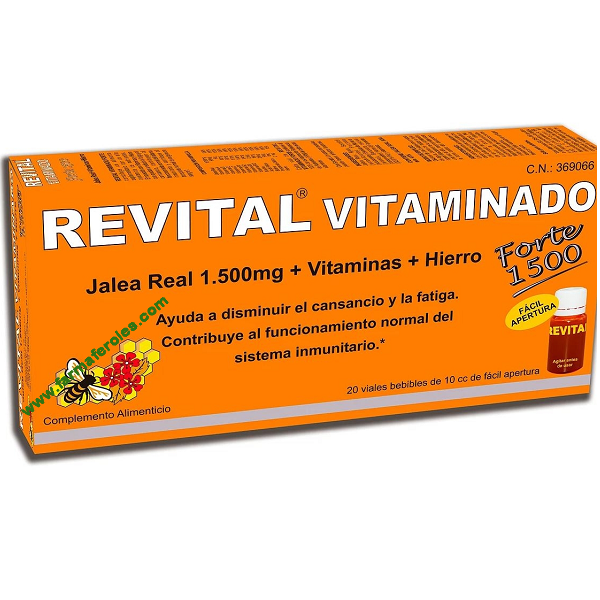 Revital Vitaminado Jalea Real Forte 20 Viales