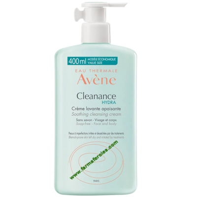 Avene Cleanance Hydra Crema Limpiadora Calmante 400ml