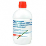 Agua Oxigenada Foret 3% Solución Cutánea y Concentrado Bucal 500ml