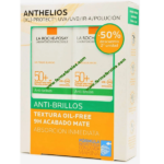 La Roche-Posay Anthelios XL SPF50+ Gel AntiBrillos Duplo 2x 50ml