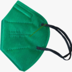 Mascarilla FFP2 Verde Otoño Plegada sin válvula 1ud certificado CE