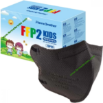 Mascarilla FFP2 Infantil Plegada Sin Válvula 1ud certificado CE Negra