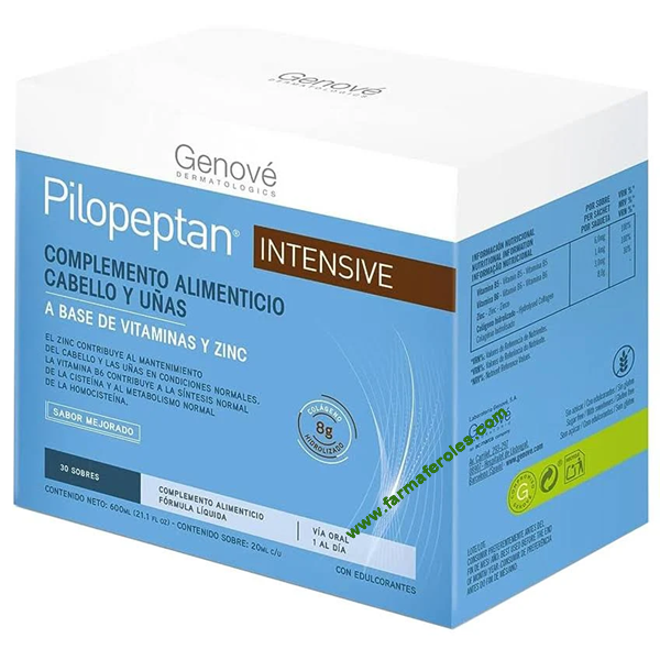 Pilopeptan Intensive Cabello y Uñas 30 sobres